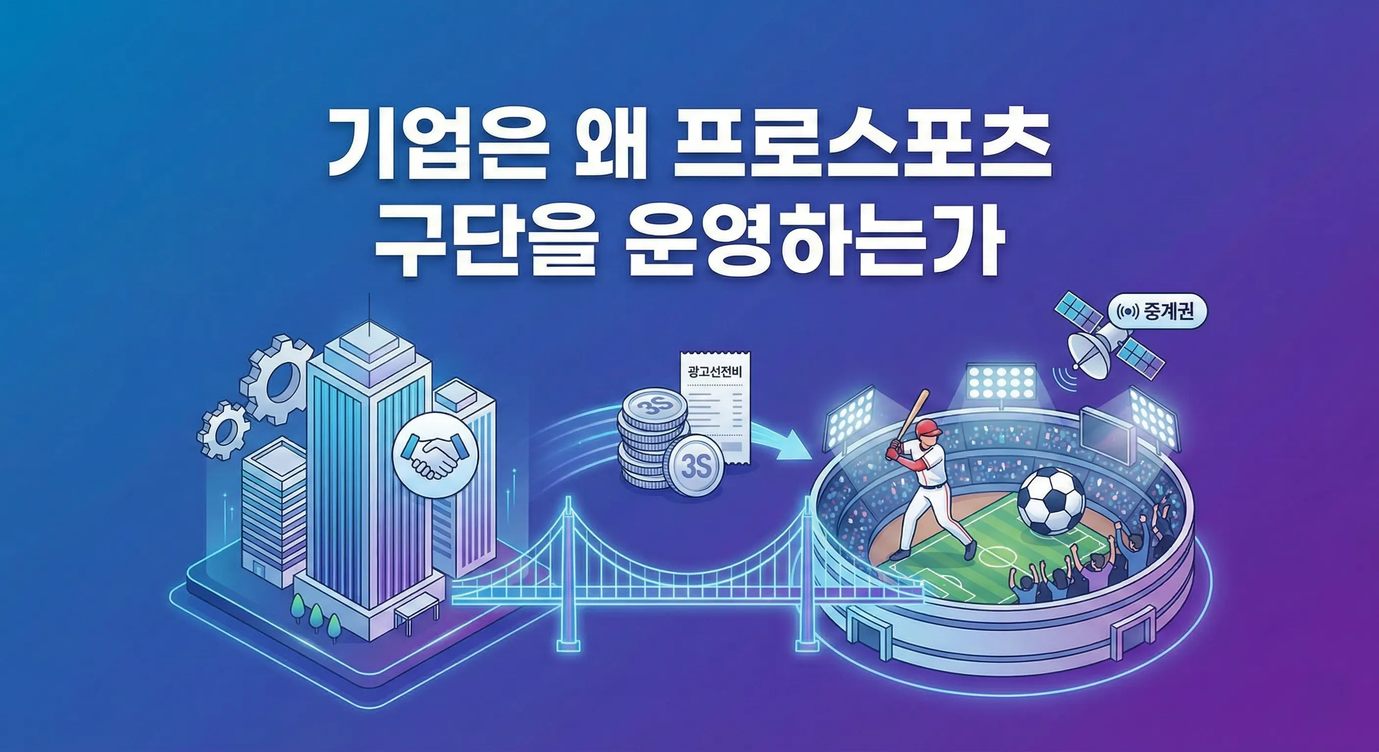 기업은 왜 프로스포츠 구단을 운영하는가: 3S·광고선전비·중계권료 썸네일